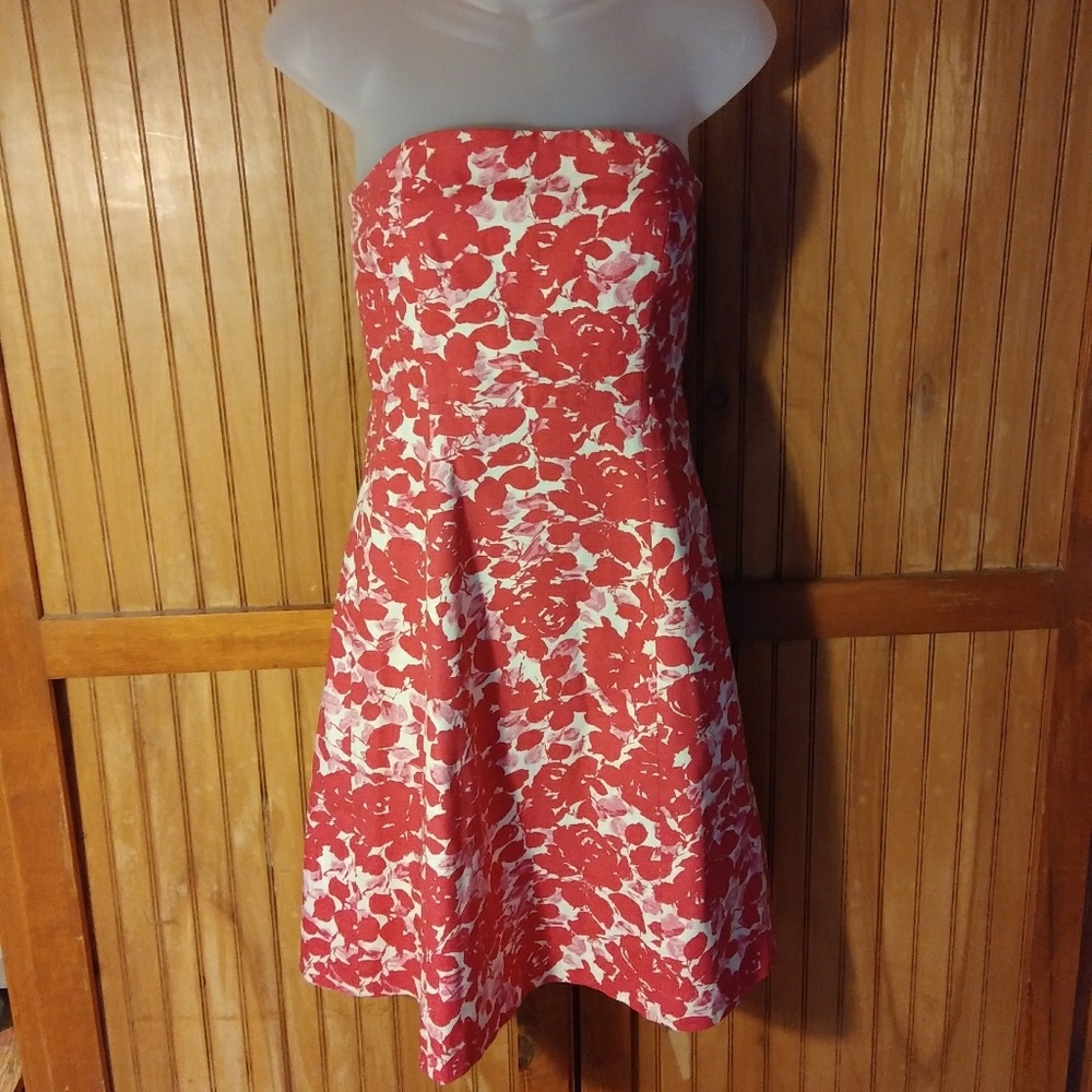 J Crew Pink Rose Dress